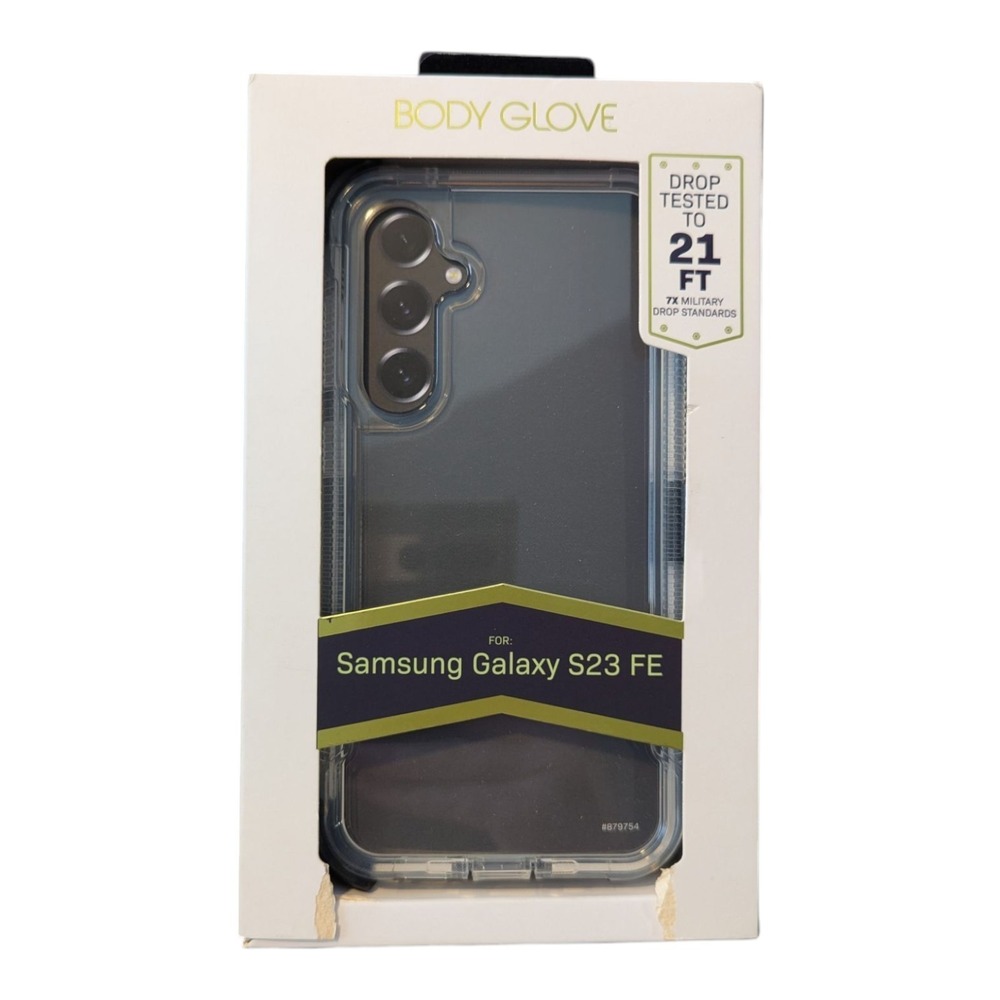 E1. Body Glove Rugged Case and Holster - Samsung Galaxy S23 FE - Clear